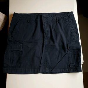 Navy blue Cargo Skirt